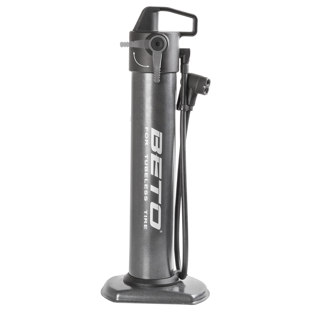 pompe à vélo universelle (av, dv, fv) 13 Bar gris acier