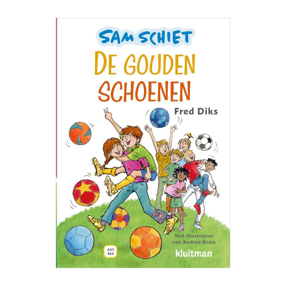 Editeur Kluitman Profitez de la lecture avec Kluitman. Sam tire. chaussures dorées
