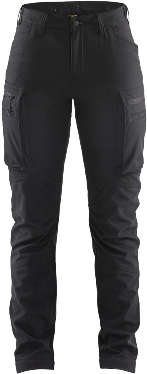 Blåkläder blaklader 7177-2513 pantalon de travail d'hiver softshell pour femme - noir - c36