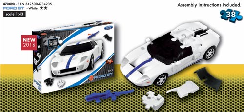 Van der Doelen Eureka Puzzle 3D d'une Ford GT 38 pièces