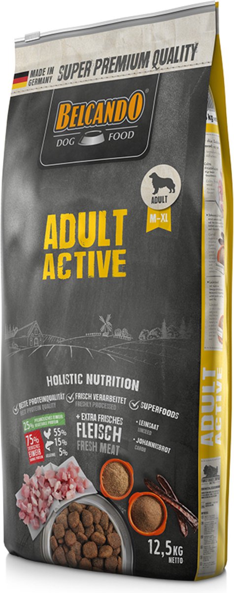 Belcando adulte actif - nourriture pour chien - 12,5 kg