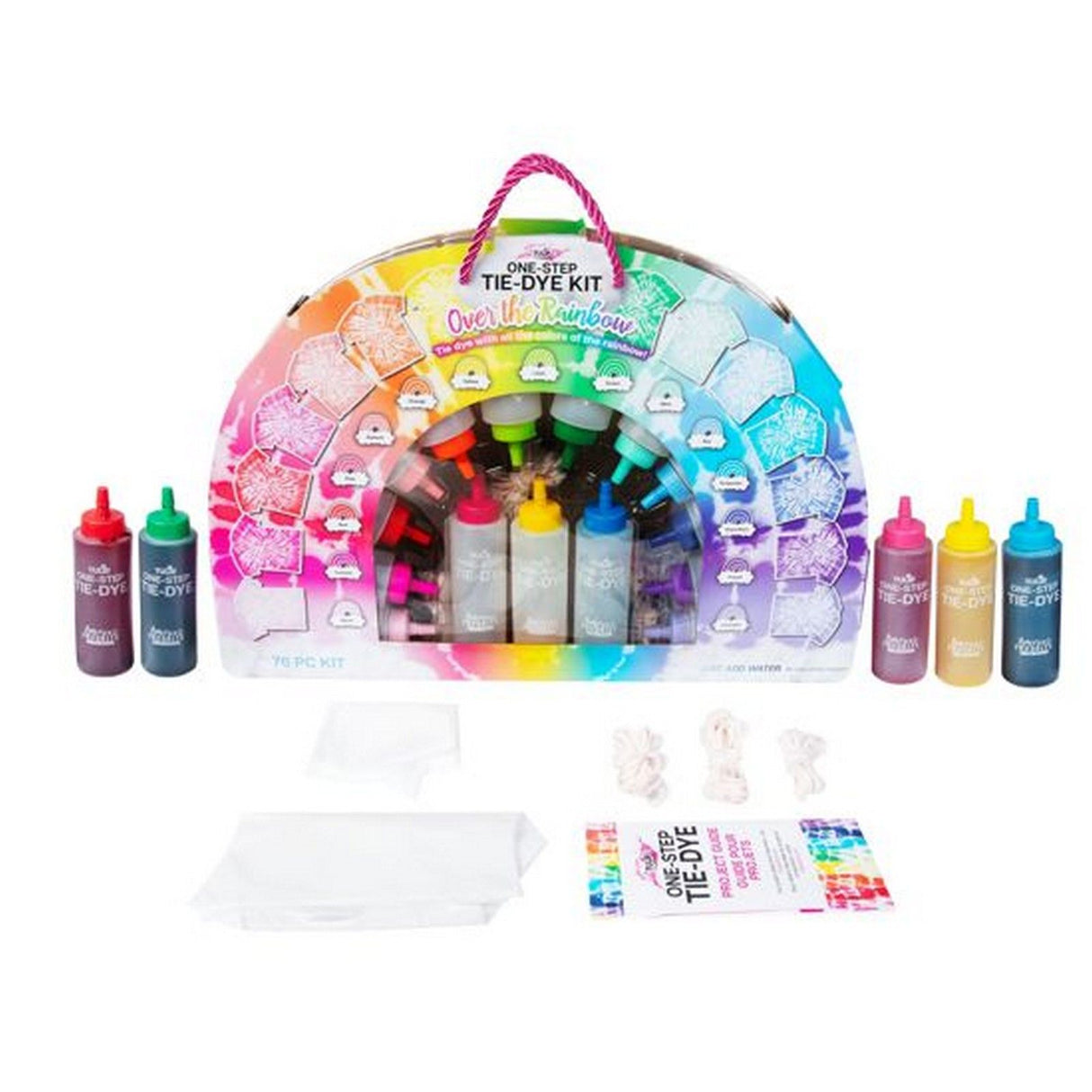 Teinture tie-dye tulipe en une étape • kit arc-en-ciel xl