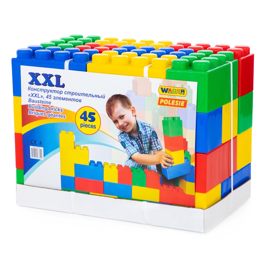 Blocs de construction Polesie xxl 45 pièces
