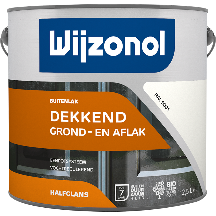 Wijzonol 1034523 - wijz.r9001 dek hlfgl 2,5ltr | 1 stuks