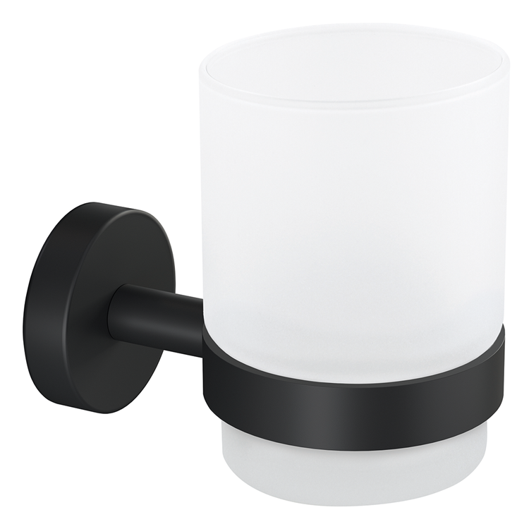 Tesa 1072285 - moon black bekerhouder zwart | 1 stuks