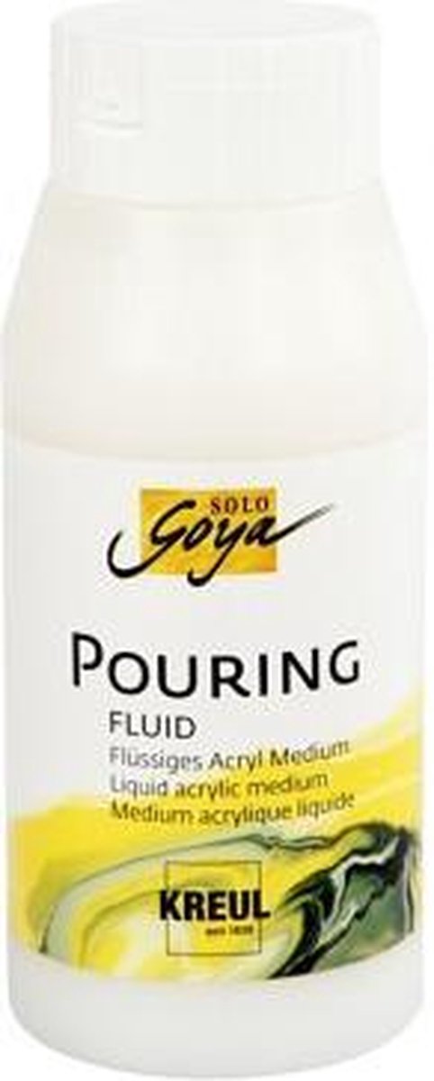 Creativ company pouring fluid - incolore - peinture liquide - peinture pouring - 750ml - creul - peinture créative - 1 pièce