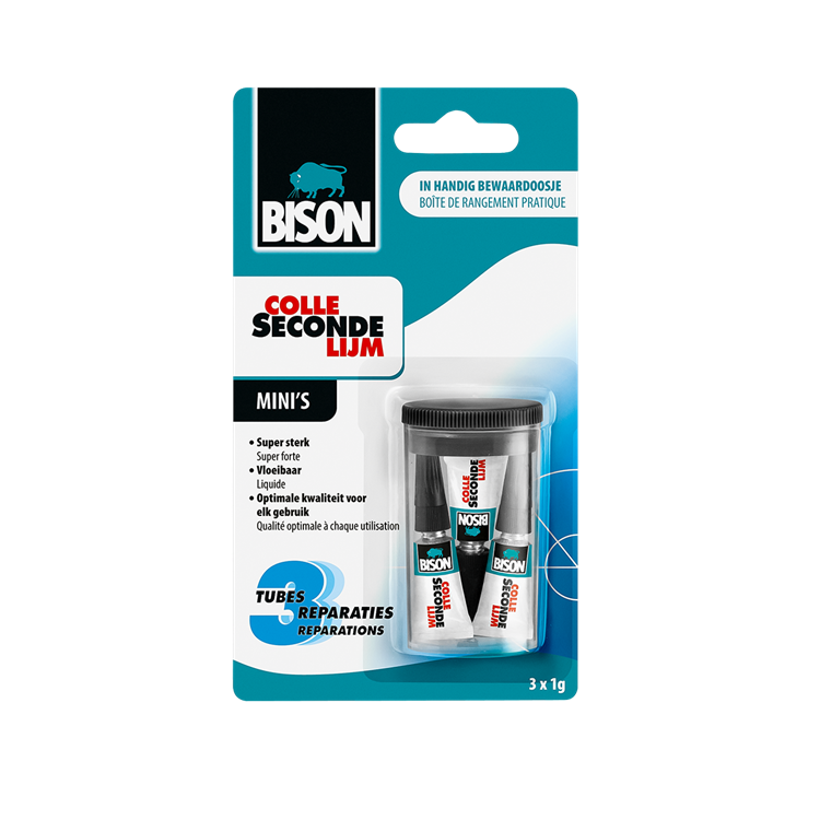 Bison bi-6309066 super colle mini 3x1 gramme