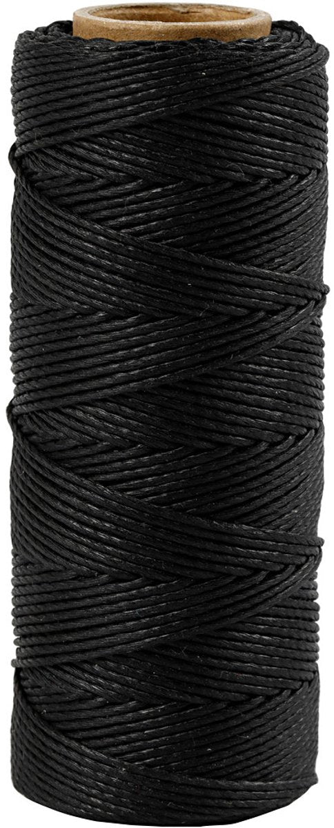 Creativ company cordon en bambou 1 mm noir 65 m