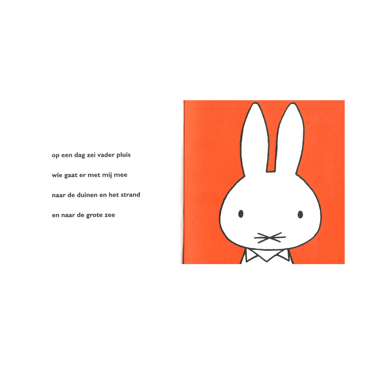 Maison centrale du livre Miffy au bord de la mer