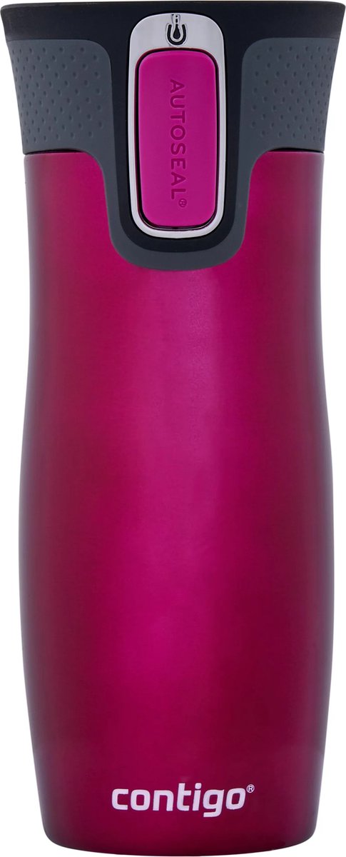 Tasse thermos à fermeture automatique Contigo West Loop, tasse isolée, 470 ml