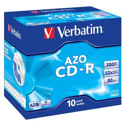CD-ROM cristal azoïque verbatim 700 Mo