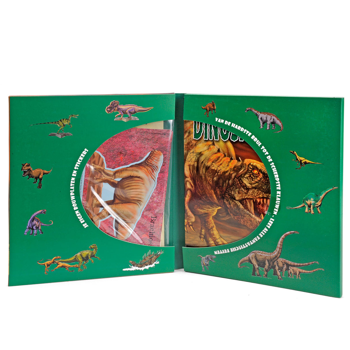 Les dinosaures des éditeurs Rebo, un livre et un kit de construction