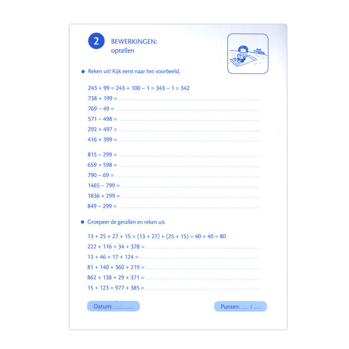 Fiches pratiques vacances Deltas, exercices de répétition en langage et calcul