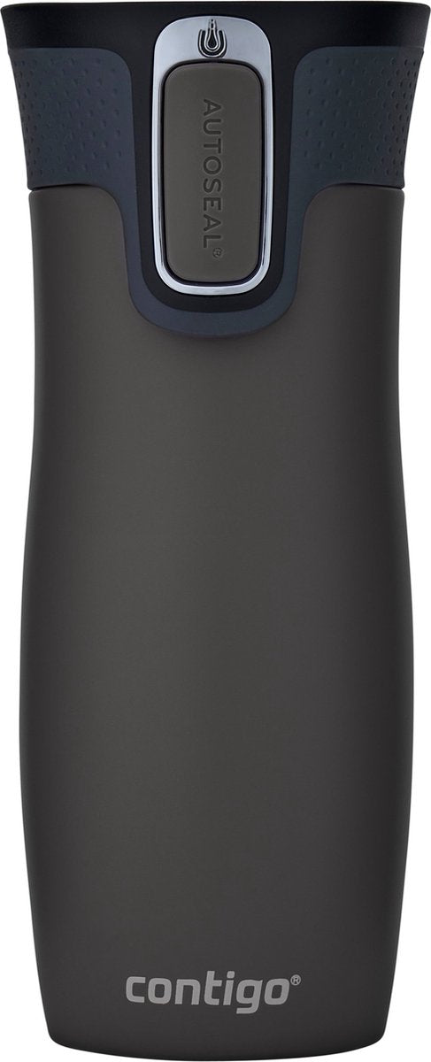 Tasse thermos à fermeture automatique Contigo West Loop, tasse isolée, 470 ml | bronze à canon