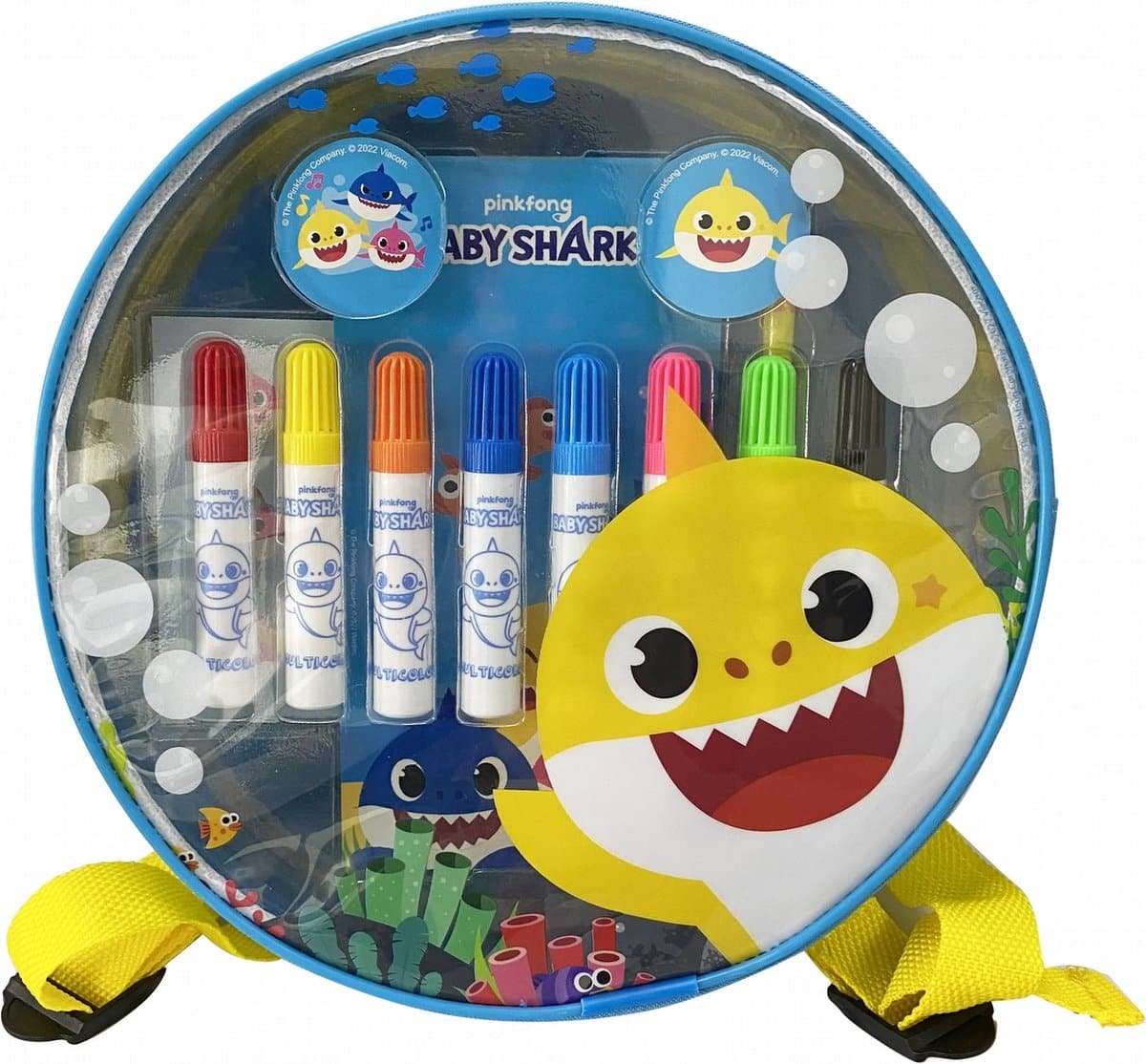 Sac à dos bébé requin, boutique de vente au détail en ligne, rempli d'un jeu de couleurs