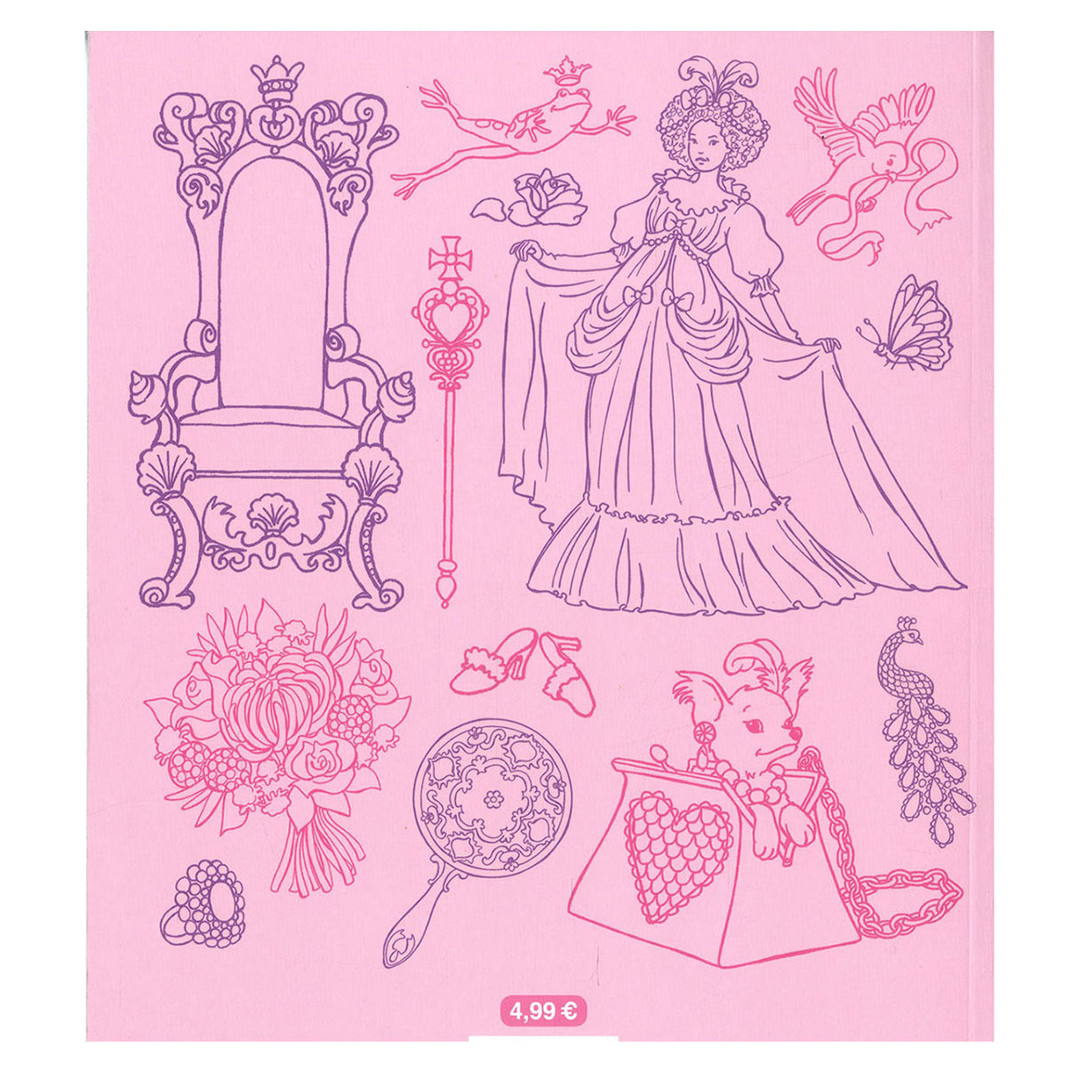 Livre de coloriage Deltas les belles princesses