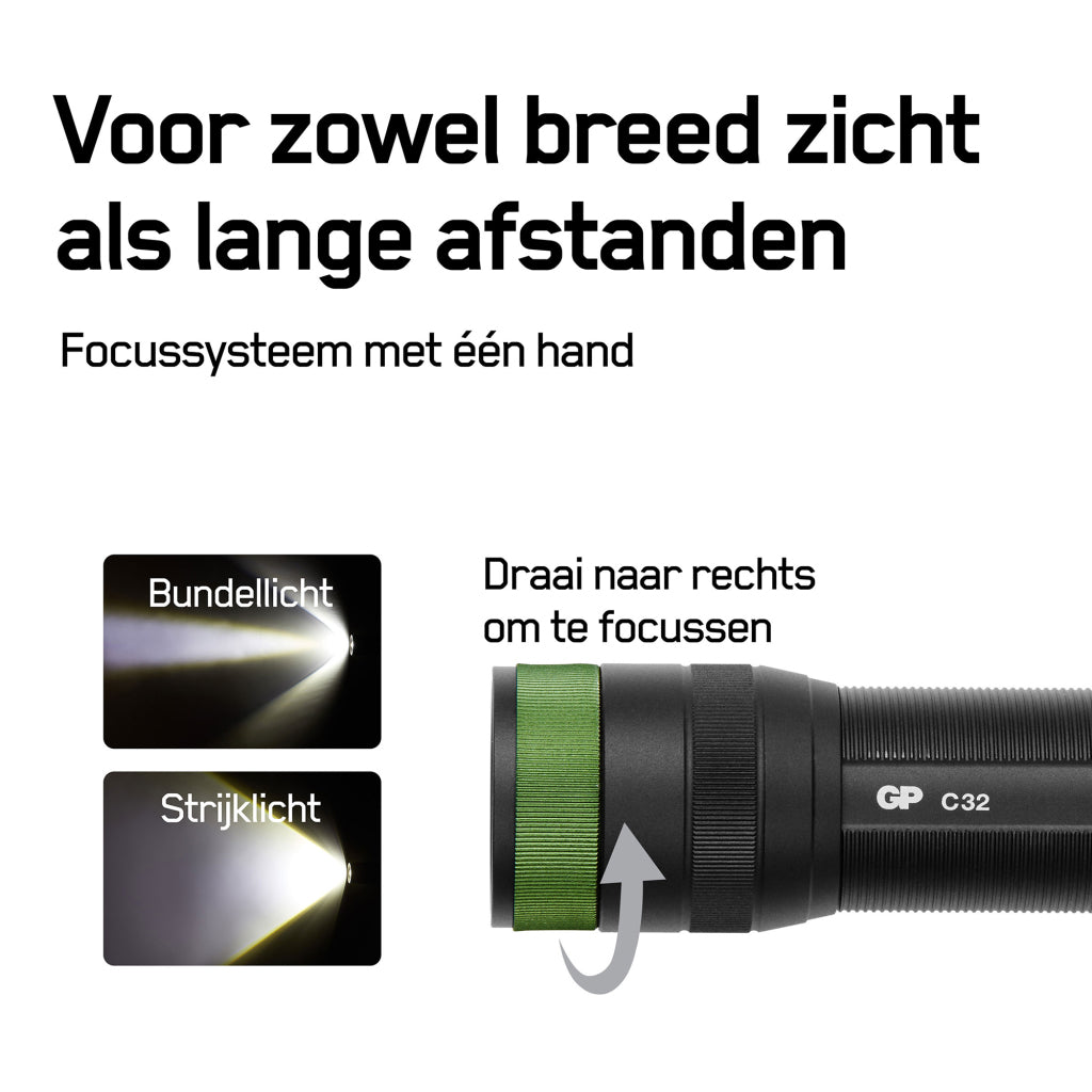 Lampe de poche GP 3x AAA 300 lumens