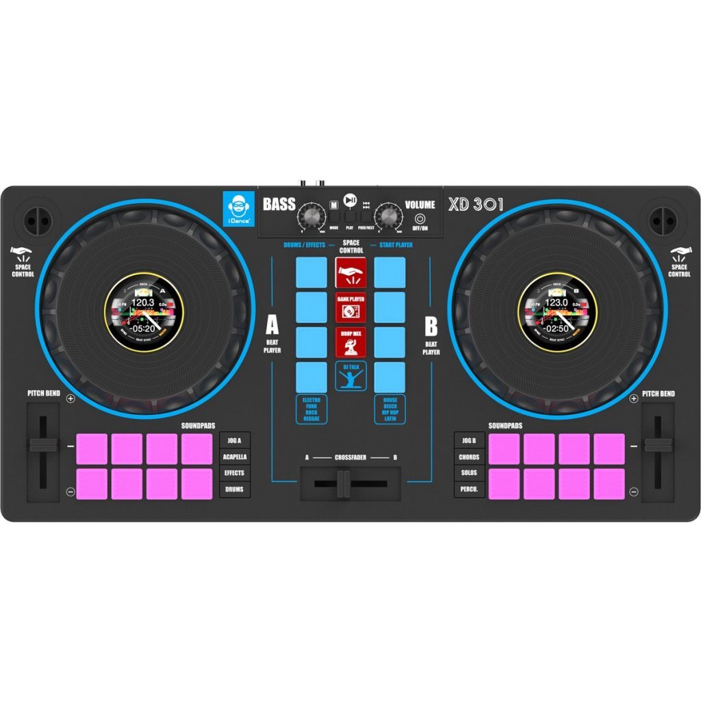 IDance IDance XD 301 Table de mixage DJ avec 2 haut-parleurs
