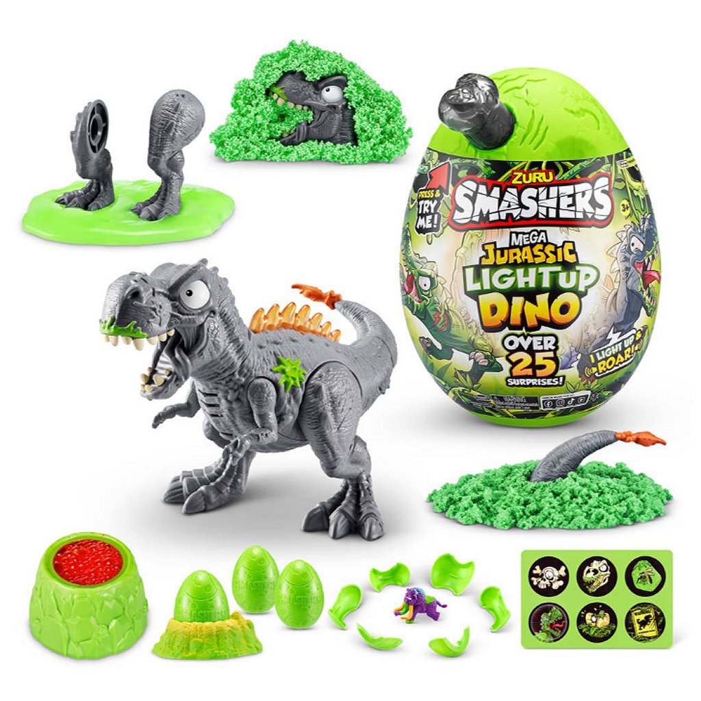 Zuru smashers méga dinosaure illuminé jurassique