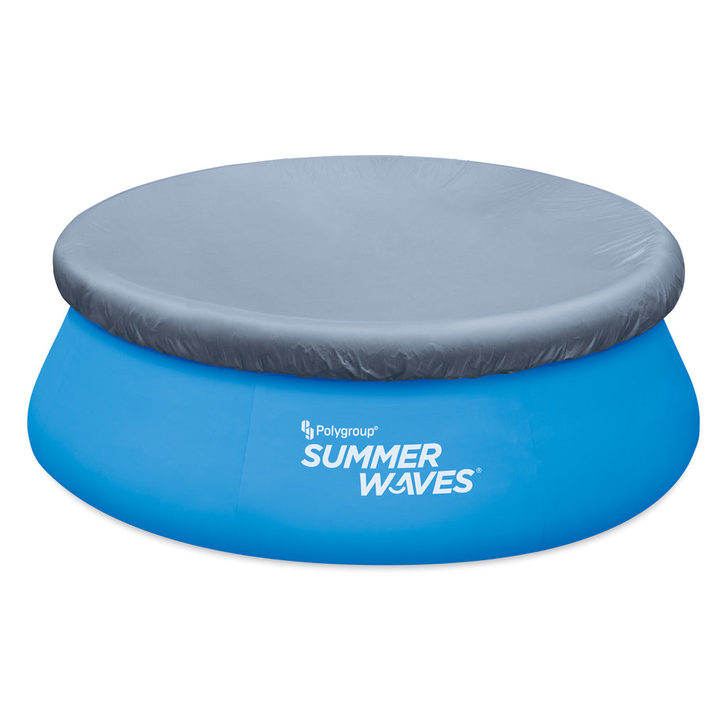 Couverture vagues d'été pour piscine à réglage rapide 244 cm