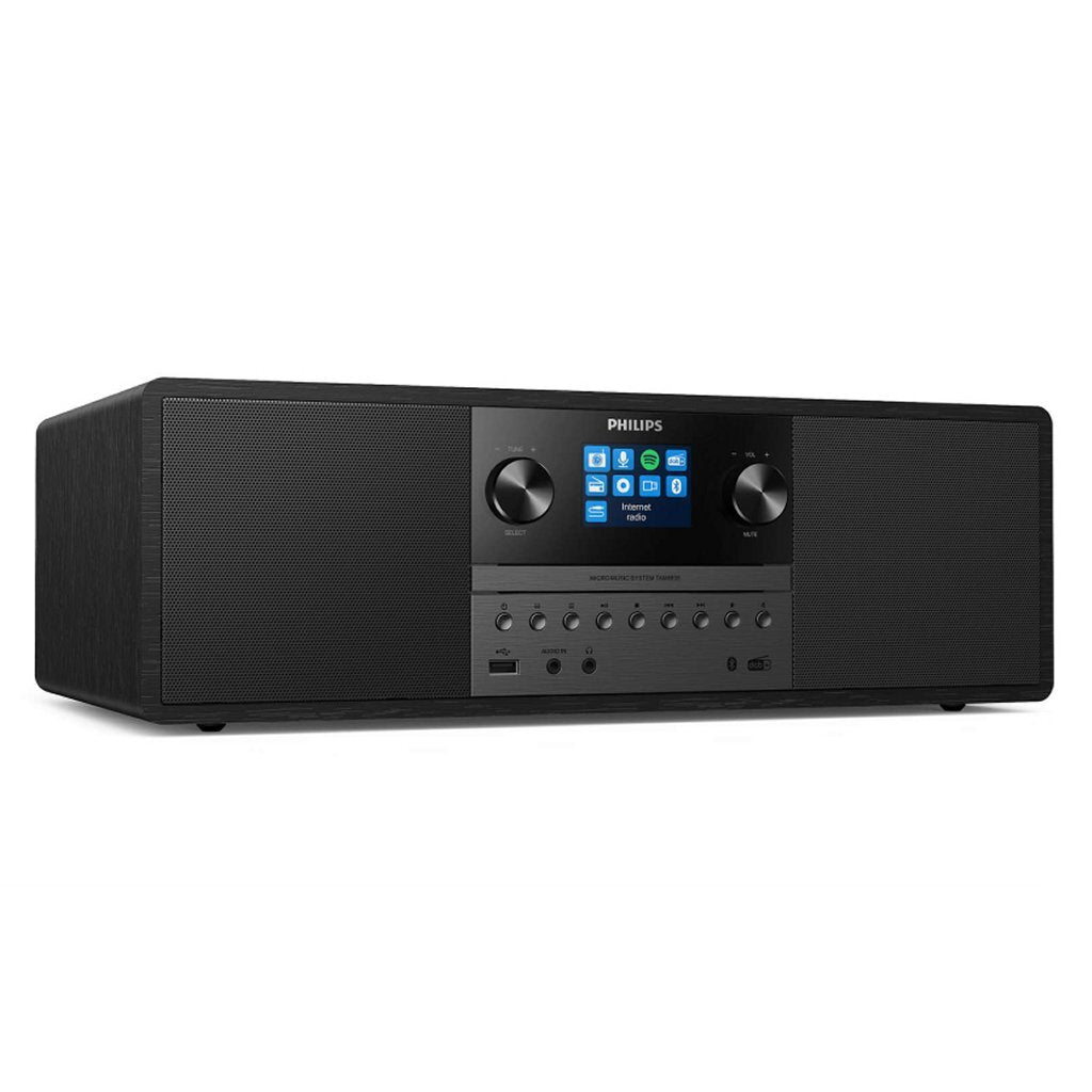 Philips tam6805 10 microsystème bois noir