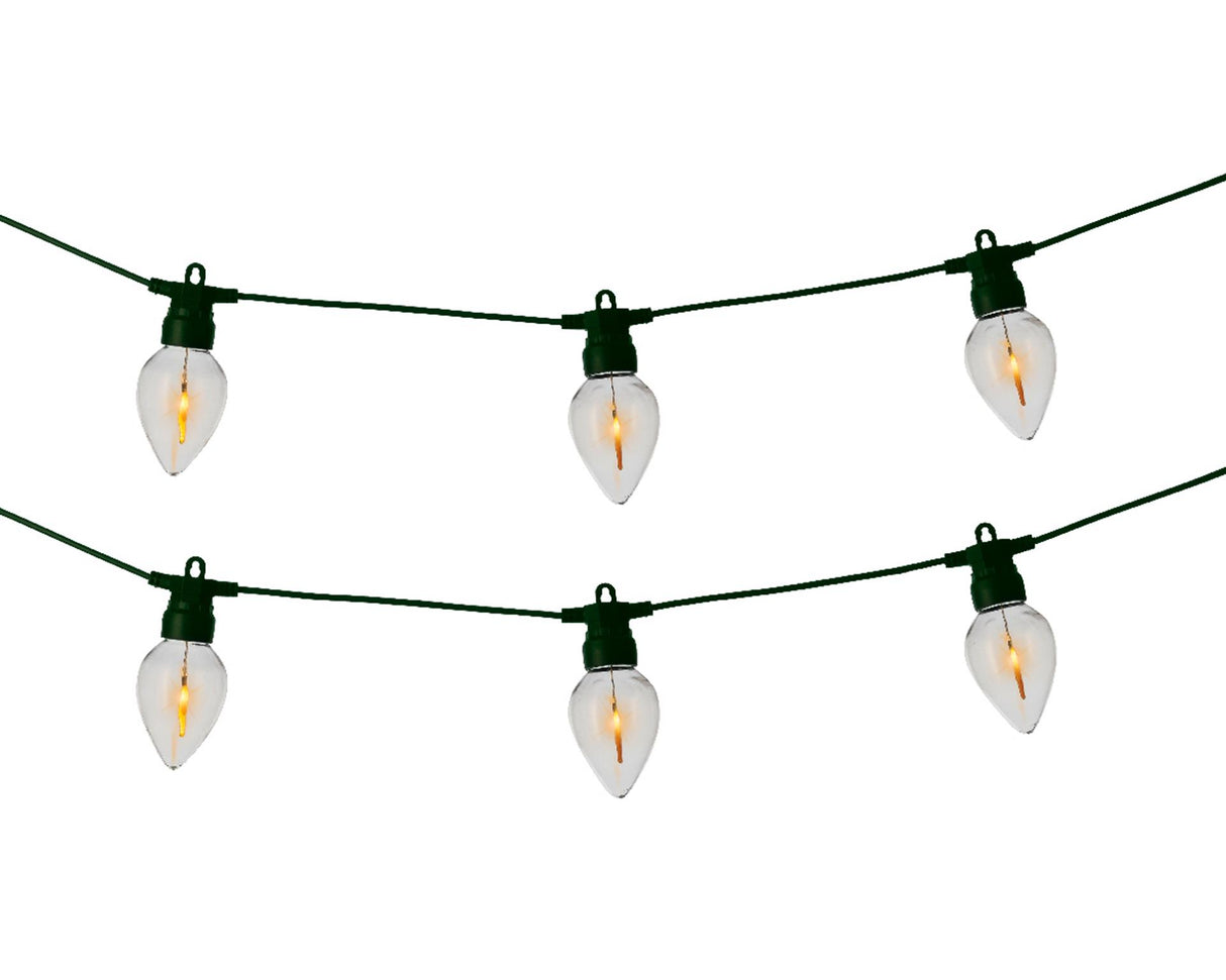 Lumineo lampe de fête led effet flamme de feu l350cm