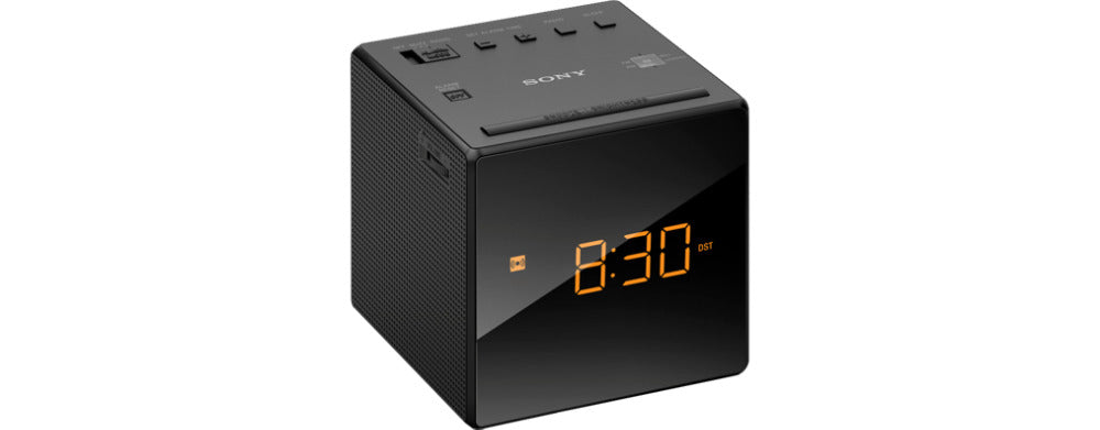 Sony icfc1b.ced radio-réveil 100 mw noir