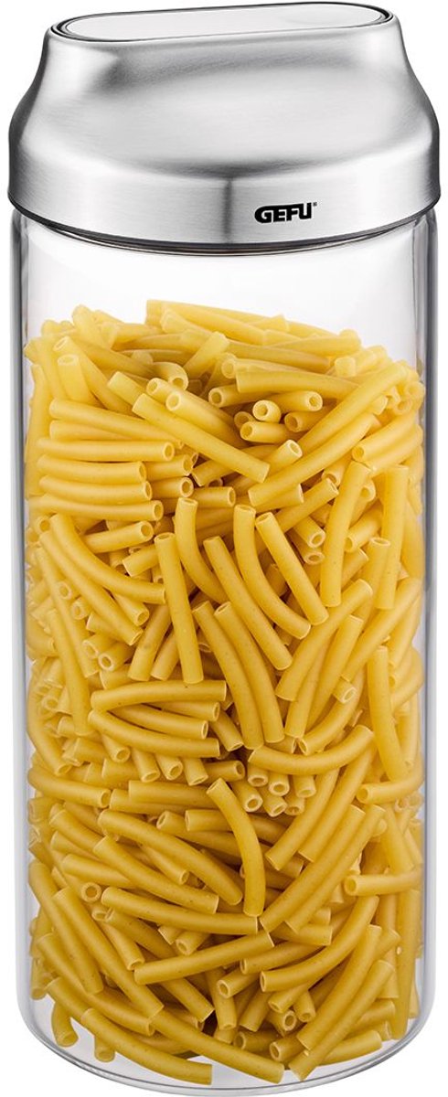 Récipient de conservation Gefu Kippo – 1,3 litre – verre borosilicate – avec couvercle verseur et fonction kippo