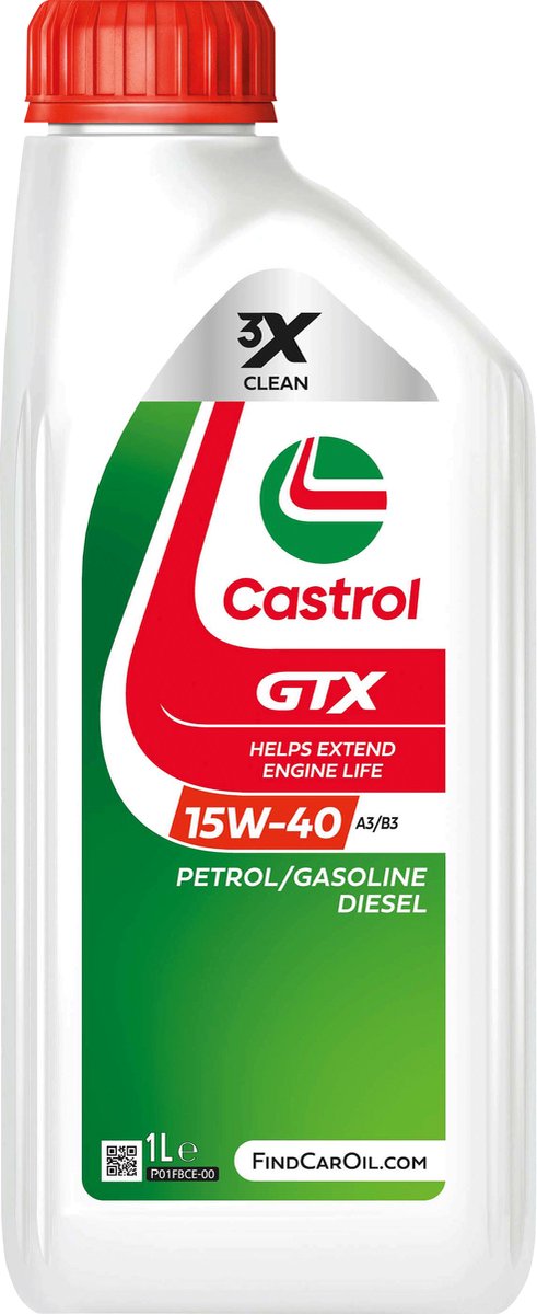 Huile moteur Castrol GTX 15W40 1L
