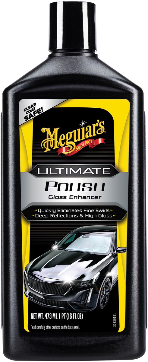 Meguiar's Ultimate Polish - Polish - Dissolvant de rayures - Polish pour peinture automobile - 473 ml