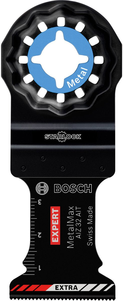 Bosch 2608900017 lame de scie plongeante en carbure à revêtement starlock expert aiz 32 ait carbure, métal 32 x 40 mm