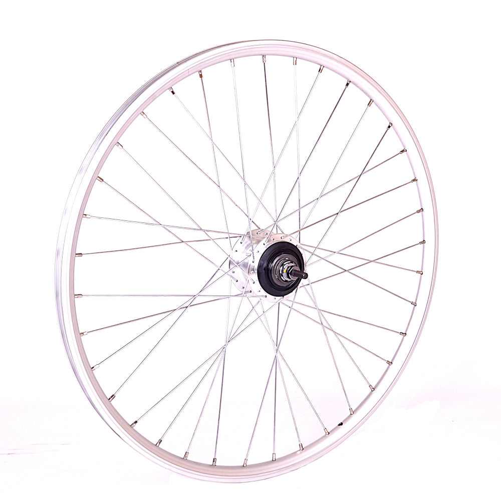 Roue arrière 28 x 1 3 8 Nexus 7 (pour les freins à rouleaux) - Argent