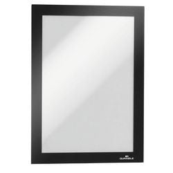 Cadre d'affichage durable duraframe 487101 a5 210x148mm noir 2 pièces