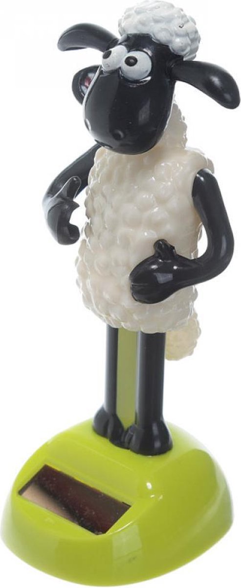 Figurine solaire à cellule solaire Shaun le mouton - sous licence