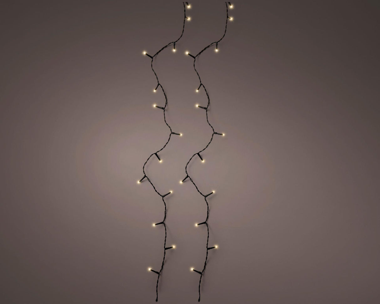 Lumineo Lumières de Noël basic 80led extérieur 6m champagne