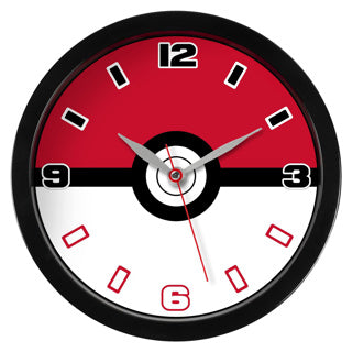 Horloge murale Pokémon Accutime Pokéball – Horloge de décoration pour chambre d'enfant.