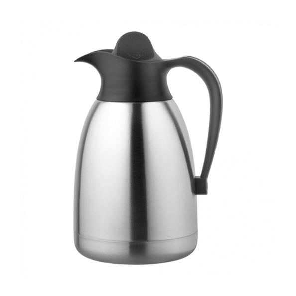 Pichet isotherme inox bouchon noir (1,5 litre)