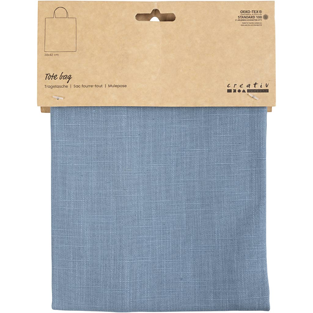Creativ Company porte Bag Pigeon Blue, 38x42cm