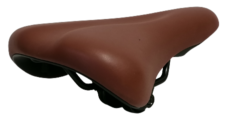 Hzb selle confort vélo pour enfants 20 24 pouces marron avec sangle de selle