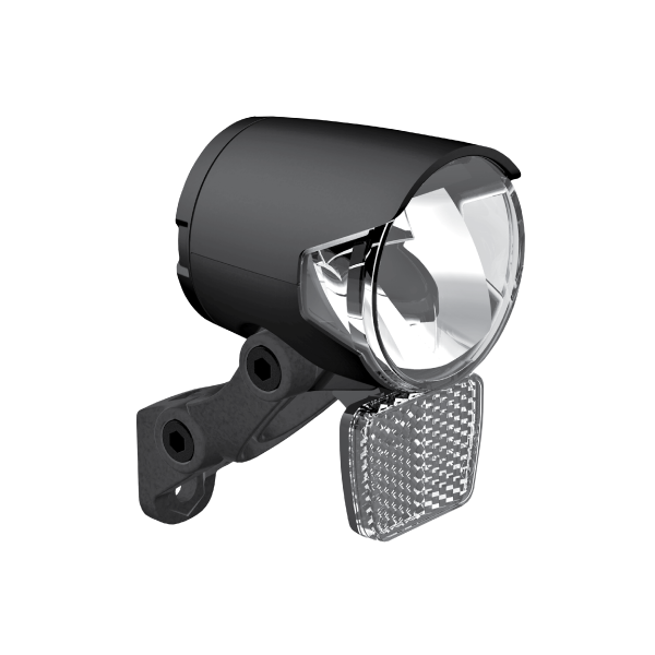 Headlight Hrmans H -Black Mr4 Dynamo - sur la fonction - avec Holder - 100 120 Lumen