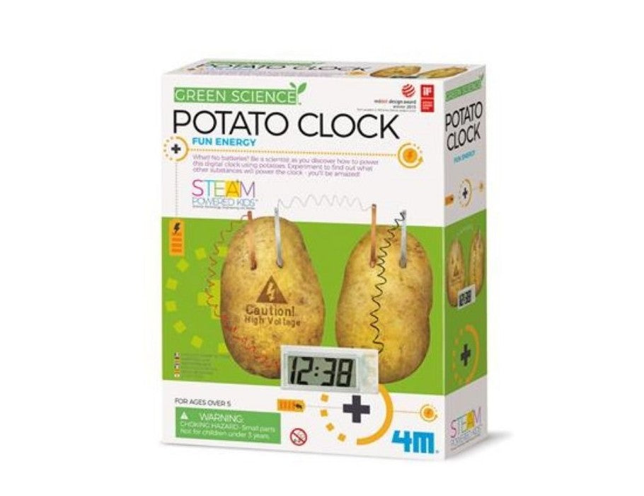 4m kidzlabs green science - horloge pomme de terre