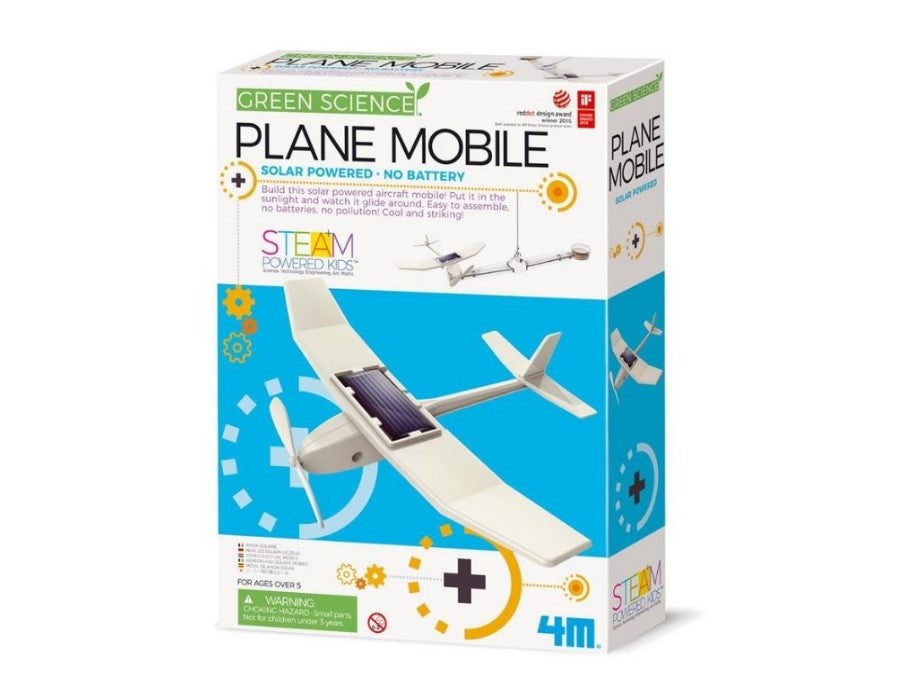 Kit de construction Kidzlabs 4m - avion solaire mobile