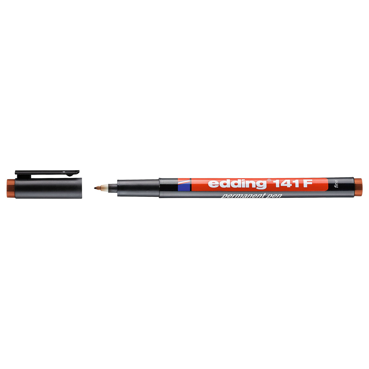 Edding 141f • stylo permanent 0,6 mm marron