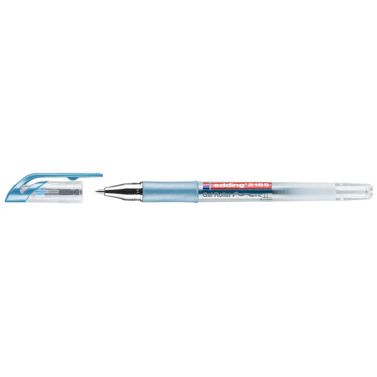 Edding 2185 • rouleau gel 0,7 mm bleu métallisé