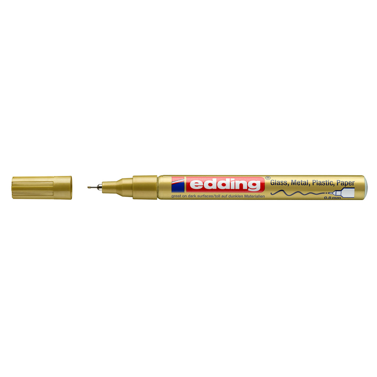Edding • 780 marqueur peinture 0,8 mm rond doré