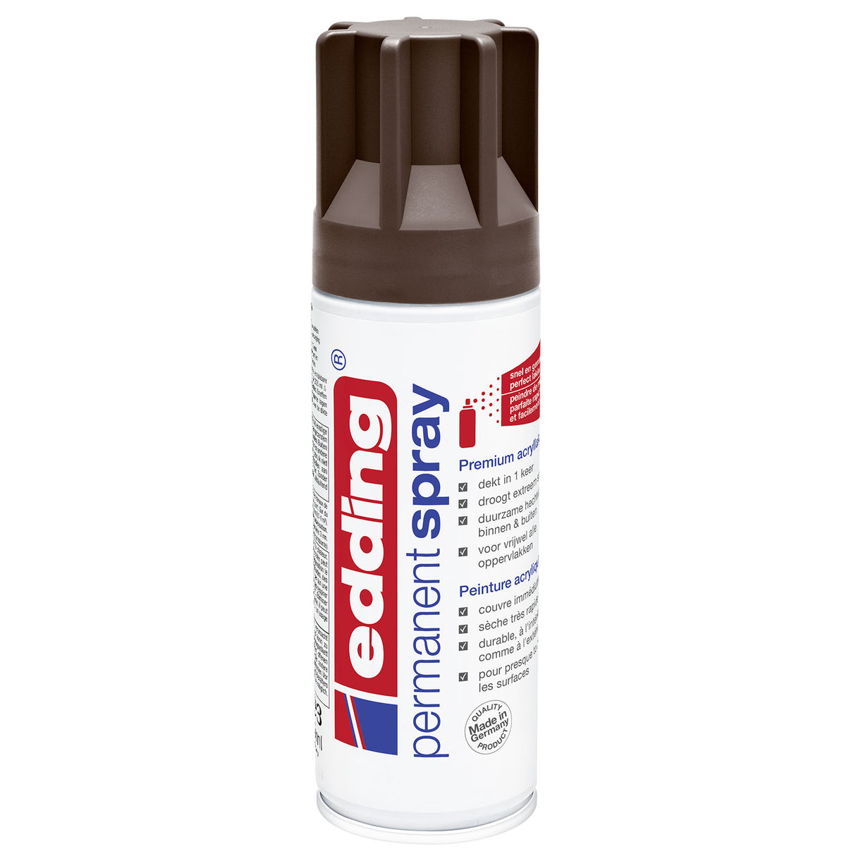 Edding 5200 • peinture acrylique permanente premium en spray marron chocolat mat