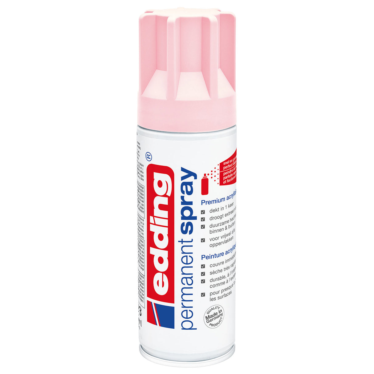 Edding 5200 • peinture acrylique permanente premium en spray rose pastel mat