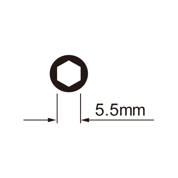 Icetoolz Spaak Keppy pour les mamelons hexagonaux de 5,5 mm