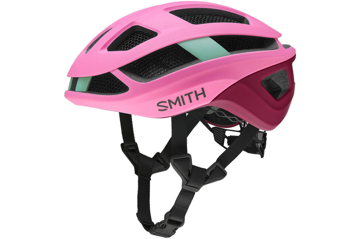 Casque Smith Trace mips flamant rose mat merlot