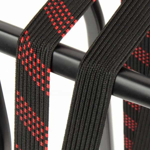 Widek b.v. Widek sangle de sécurité SUV crochet en acier 54cm noir rouge vif